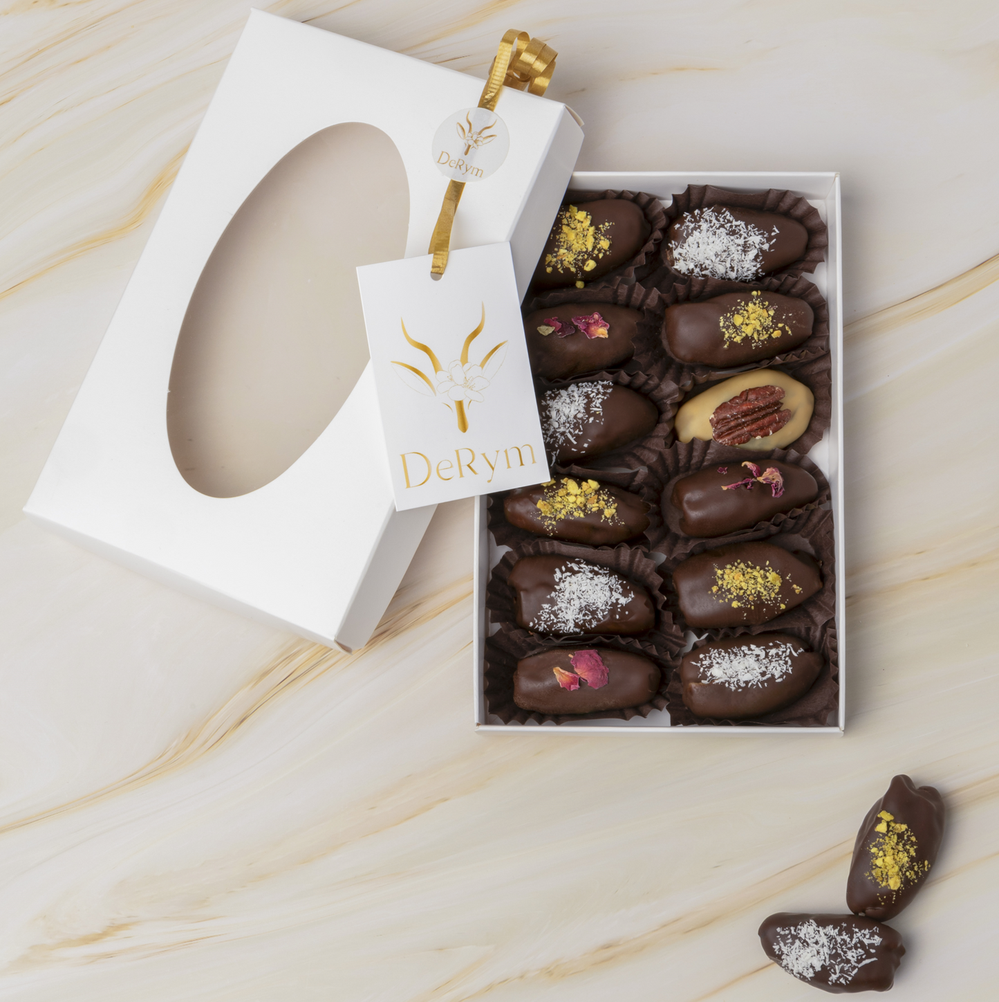 Coffret dattes fourrées