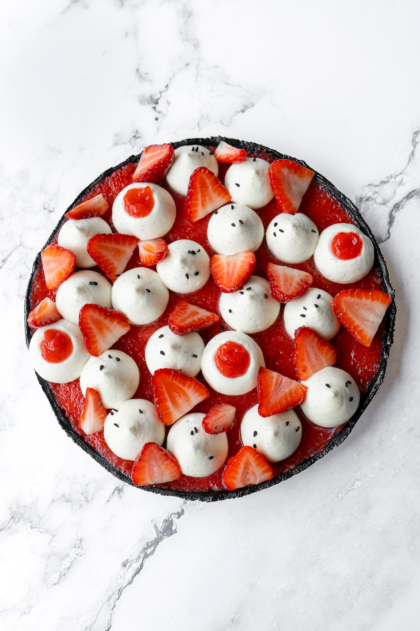Tarte aux fraises - 6\8 personnes