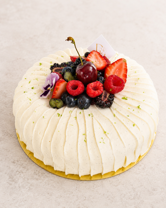 Entremet fruits rouges