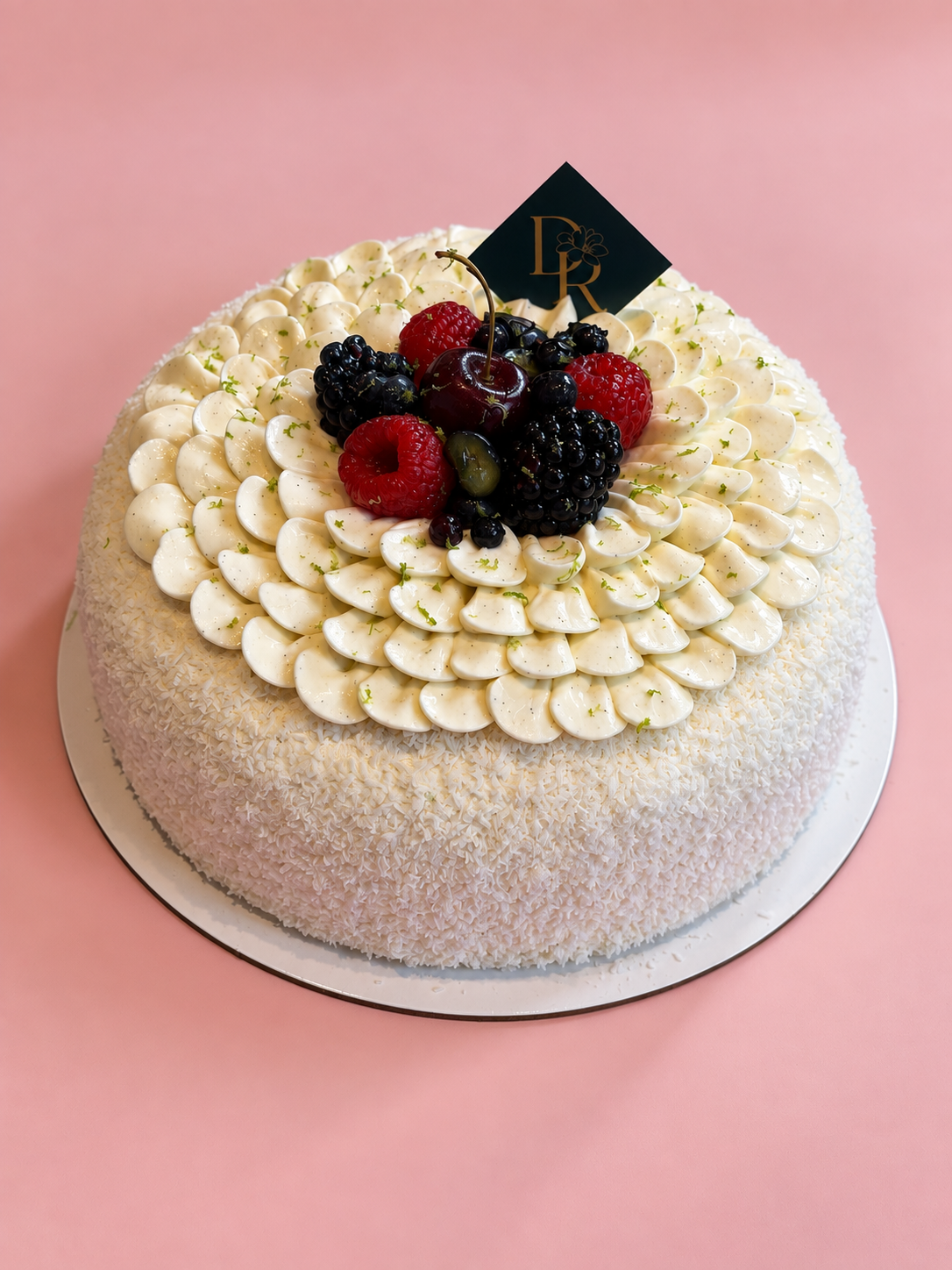 Entremet fruits rouges